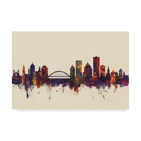 Michael Tompsett 'Rochester New York Skyline Iii' Canvas Art,16x24